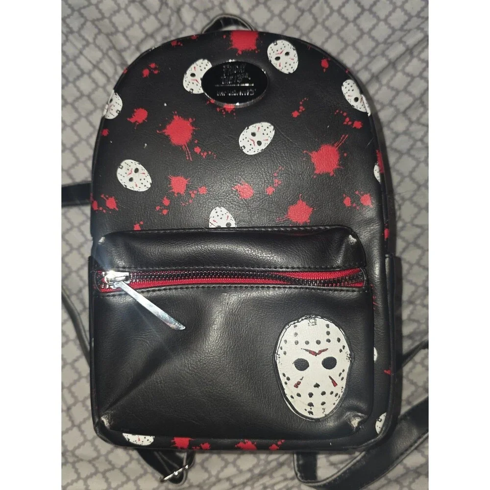Her universe Friday the 13th Jason Voorhees Halloween mini Backpack Purse!